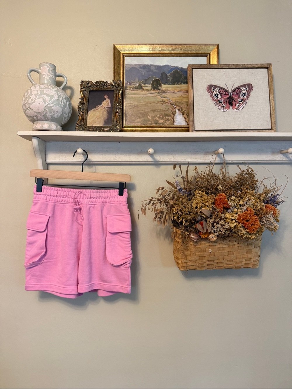 Primark Pink Cargo Pocket Lounge Shorts